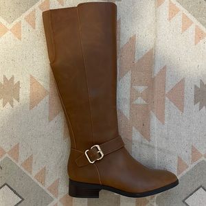 Cognac Aldo High Riding Boots- brand new